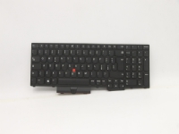 Transimage – Ersättningstangentbord för bärbar dator – QWERTY – italiensk – svart – för ThinkPad L15 Gen 1 20U7 20U8