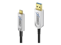 Bilde av Purelink Fiberx Series Fx-i530 - Usb-kabel - 24 Pin Usb-c (hann) Til Usb-type A (hann) - Usb 3.1 Gen 2 - 10 M - Active Optical Cable (aoc) - Svart