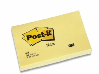 Post-it 655 – Anteckningar – 76 x 127 mm – 100 ark – kanariegul