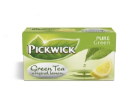 Te Pickwick Grøn lemon m/20 breve (12 x 20 breve/karton) Søtsaker og Sjokolade - Drikkevarer - De