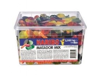 Haribo Matador Mix 2 kg i plastbøtte