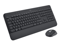 Logitech Signature MK650 Combo For Business - uk - Tastatur & Mussett - Engelsk - Storbritannia - Grå