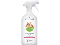 Attitude Attitude, frugt- og grøntsagsopvaskemiddel, uden parfume, 800 ml