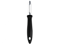 Fiskars 1023786, Frukt og grønt, Rett skrellekniv, Rustfritt stål, Svart, Rustfritt stål, Hengehull, 60 mm
