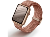 Bilde av Uniq Pasek Aspen Apple Watch 44/42/45/49 Mm Series 4/5/6/7/8/se/se2/ultra Braided Różowy/grapefruit Pink