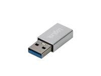 LogiLink AU0056, USB Type-C, USB 3.2 Gen 1 (3.1 Gen 1), Hunkjønn, Sølv, Hankjønn, Hunkjønn PC tilbehør - Kabler og adaptere - Adaptere