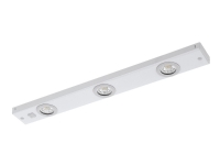 Eglo Kob LED - Underskapslys - LED x 3 - total: 6.9 W (ekvivalent 78 W) - varmt hvitt lys - 3000 K - hvit