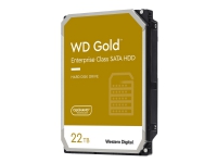 WD Gold WD221KRYZ – Hårddisk – Enterprise – 22 TB – intern – 3,5 – SATA 6Gb/s – 7200 rpm – buffert: 512 MB