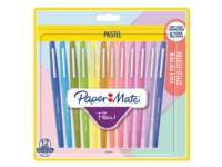 Papermate Flair, Medium, 12 farger, Assorterte farger, 0,7 mm, Assorterte farger, Rund Skriveredskaper - Fiberpenner & Finelinere - Fine linjer