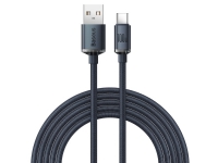 Bilde av Baseus Baseus Crystal Shine Series Usb Cable Cable Usb Cable For Fast Charging And Data Transfer Usb Type A - Usb Type C 100w 2m Black (cajy000501)