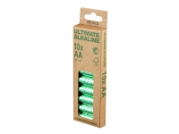 Produktfoto för DELTACO Ultimate Alkaline batterier LR6/AA - 10-pack