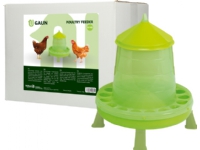 Poultry feeder with legs 8 kg green lemon