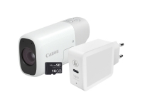 Bilde av Canon Powershot Zoom - Essential Kit - Digitalkamera - Kompakt - 12.1 Mp - 1080 P / 30 Fps - 4optisk X-zoom - Wi-fi, Bluetooth - Hvit