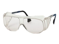 uvex 9161 - Vernebriller - klart glass - polykarbonat, termoplast-polyuretan (TPU), polybutylene terephthalate - svart ramme, blå ramme - PPE Category II Klær og beskyttelse - Sikkerhetsutsyr - Vernebriller