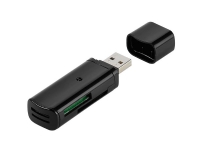 Vivanco IT-USBCR, MMC, MS Duo, MS PRO Duo, Memory Stick (MS), MicroSD (TransFlash), SD, SDHC, SDXC, Sort, USB 2.0, Blister Foto og video - Foto- og videotilbehør - Kortlesere