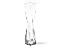Bilde av Leonardo Swirl, Firkantet Vase, Glass, Gjennomsiktig, Gjennomsiktig, Inne & Ute, Ce