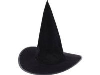GoDan Flocked heksehatt til Halloween - 1 stk universal Leker - Rollespill - Kostyme tilbehør