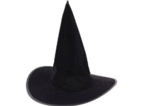 Produktfoto för GoDan Halloween flockad häxhatt - 1 st universal
