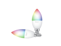 Trust Smart Home – LED-glödlampa – E14 – klass A+ – vit/färg – 1800-6500 K – ljus (paket om 2)