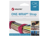 Bilde av Velcro One-wrap, Frigjørbart Buntebånd, Polypropylen (pp), Velcro Mappe, Sort, 150 Mm, 20 Mm, 25 Stykker