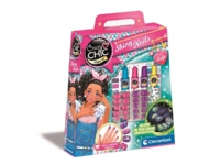 Clementoni Crazy Chic Shiny Nails, Neglelakksett for barn, 6 år, Flerfarget