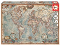 Bilde av Educa 1500 Political Map Of The World