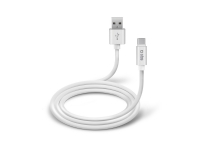 SBS TECABLPOLOTYPECW, 1 m, USB A, USB C, USB 2.0, Hvit PC tilbehør - Kabler og adaptere - Datakabler