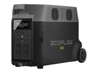 EcoFlow Delta Pro – Bärbar kraftstation – AC 220-240 V – litium järn fosfat – 3600 Wh – Wi-Fi Bluetooth – utgångskontakter: 14