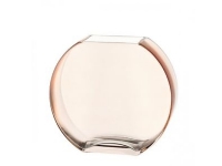 LEONARDO 046950 Round-shaped vase Glas Rosa Translucent Glansigt 230 mm