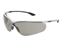 uvex sportstyle - Vernebriller - avskygning: UV 2C-1.2 - grått glass - polykarbonat - svart, hvit - PPE Category II Klær og beskyttelse - Sikkerhetsutsyr - Vernebriller