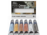 Cotman watercolour 8ml metallic set 6pcs ass. Hobby - Kunstartikler - Akrylmaling