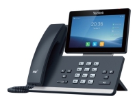 Yealink SIP-T58W - VoIP-telefon - med Bluetooth-grensesnitt med anrops-ID - 10-partis anropskapasitet - SIP, SIP v2, SRTP, RTCP-XR, VQ-RTCPXR - klassisk grå Tele & GPS - Fastnett & IP telefoner - IP-telefoner