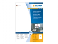 Bilde av Herma Special - Papir - Matt - Fjernbart Selv-adhesiv - Hvit - A4 (210 X 297 Mm) 100 Etikett(er) Merkelapper