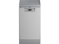 Beko BDFS15020X, Frittstående, Slimline (45 cm), Sølv, Sølv, Knapper, LED Hvitevarer - Oppvaskemaskiner - Smal oppvaskmaskin (45 cm.)