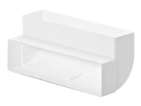 SILVERLINE 4021044 - 90 degree duct elbow - hvit