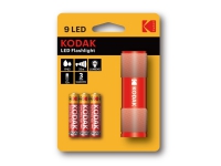 Kodak 9 LED, Lommelykt, Rød, Aluminium, IP62, -10 - 60 °C, LED Belysning - Annen belysning - Lommelykter