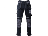 Lahti Pro TROUSERS BLACK AND GRAY WITH REINFORCEMENT XL CE LAHTI