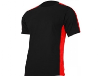 Lahti Pro T-shirt 180G/M2 Black and Red 2XL (L4022705)