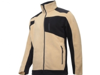 Lahti Pro fleece jacket with beige and black reinforcements M (L4011902)