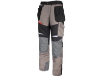Lahti Pro Khaki-sort bukser med elastiske innlegg S (L4050901) Klær og beskyttelse - Arbeidsklær - Arbeidsbukser