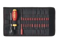 Wiha TorqueVario-S electric 2872 – Torque screwdriver with bit set – isolering – 0.8 – 5 N·m – i folding bag