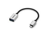 Marmitek 08375, 0,15 m, USB C, USB A, USB 3.2 Gen 1 (3.1 Gen 1), 5000 Mbit/s, Sort, Sølv PC tilbehør - Kabler og adaptere - Adaptere