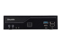 Shuttle XPC slim DH610S – Barebone – Slim-PC – LGA1700-uttag – Intel H610 – ingen CPU – RAM 0 GB – GigE – svart