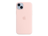 Apple - Baksidedeksel for mobiltelefon - MagSafe-samsvar - silikon - krittrosa - for iPhone 14 Plus Tele & GPS - Mobilt tilbehør - Deksler og vesker