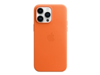 Apple – Baksidesskydd för mobiltelefon – med MagSafe – läder – orange – för iPhone 14 Pro Max
