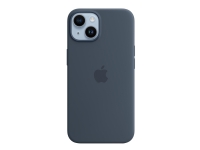 Bilde av Apple - Baksidedeksel For Mobiltelefon - Magsafe-samsvar - Silikon - Stormblå - For Iphone 14
