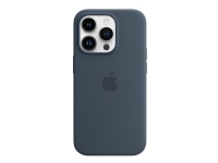 Bilde av Apple - Baksidedeksel For Mobiltelefon - Med Magsafe - Silikon - Stormblå - For Iphone 14 Pro
