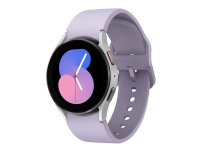 Samsung Galaxy Watch5 – 40 mm – silver – smart klocka med sportband – lila – display 1.2 – 16 GB – NFC Wi-Fi Bluetooth – 28.7 g