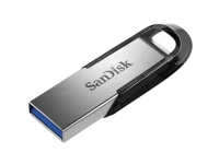 SanDisk ULTRA FLAIR 64 GB USB Type-A 3.0 150 MB/s Utan skyddshatt Svart Silver