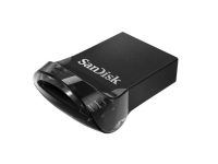 Sandisk Ultra Fit 256 GB USB Type-A 3.2 Gen 1 (3.1 Gen 1) 130 MB/s Utan skyddshatt Svart